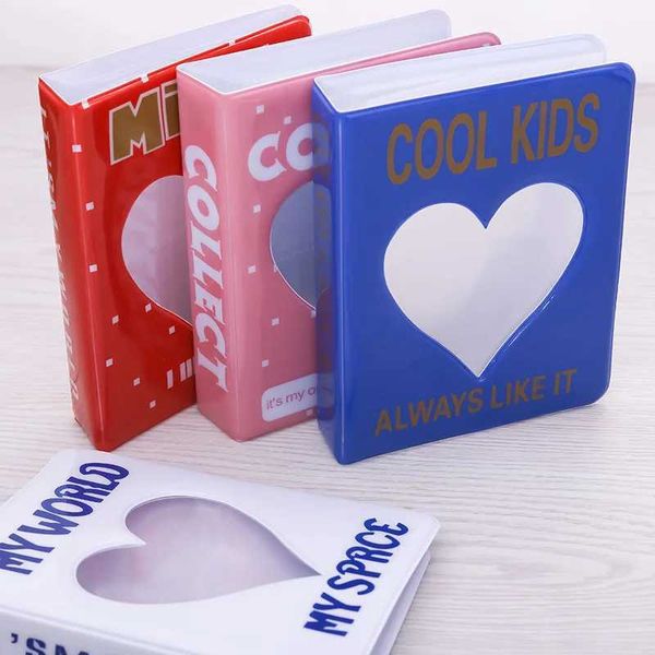 Livres d'albums mini ins Storage Baby Photo Travel Souvenir Book Card Collection Book Interactive 3 pouces Small Card Book Q240523