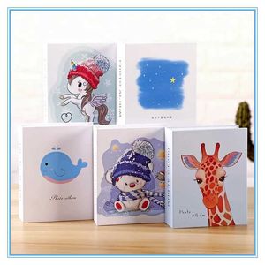 Livres d'albums Nouveau dessin animé 100 poche 6 pouces d'album image de stockage de stockage pour enfants clipper clipbook Image Box Photo Album Q240523