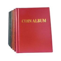 Albums Coin Album 250 Openings 10 Pages World Coin Stock Collection Protection Album OEM en Banknote Album