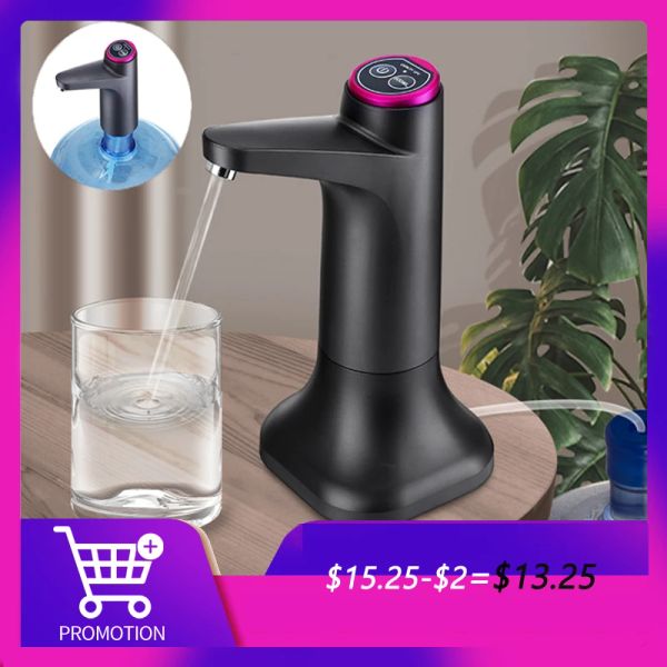 Álbumes Bomba De Agua Eléctrica Dispensador Automático De Botella De Agua Usb Bomba Eléctrica De Agua En Barril Portátil Dispensador De Bebidas para Botellas Domésticas