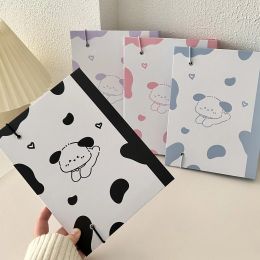 Albums IFFVGX KAWAII COW DOG A5 KPOP BINDER FOTOCARD Collection Book Foto Album Idol Picture Card Holder Ins Student School Stationery