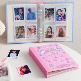 Albums Kawaii A5 Binder Kpop Idol Pictures de rangement Carte de livre Holder Chasing Stars Photo Album Photocard Collect Book School Stationery
