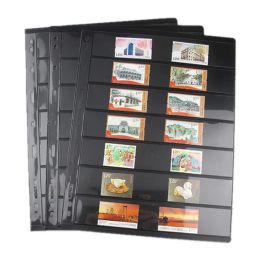 Albums NIEUWE 10PCS BINDER FOTOCARDS STAMP PAGE -Collectie Houders van postzegelalbum PVC Looseleaf Inners van niet inclusief Cover PCCB -album