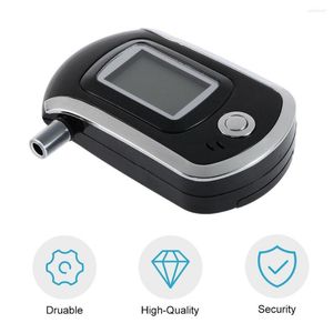 Alcohol Tester Professionele digitale breathalyzer Breath Analyzer met grote LCD -weergave 5 -stks mondstukken