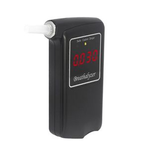 Prueba de alcoholismo 2021 Patente de alta precisión Prefessional Digital Breath Alcohol Tester Alcoholímetro AT858S Whole288j