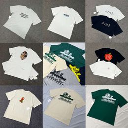 ALD Letter Print Tees T-shirts de créateurs en coton à manches courtes T-shirt décontracté