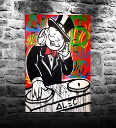 Alec Monopoly 531 Piezas Impresiones en lienzo Arte de la pared Pintura al óleo Decoración del hogar Sin marco Enmarcado 12x16quot9930534