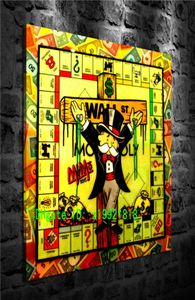 Alec Monopoly 91 stuks canvas prints muur kunst olieverfschilderij home decor ingelijste 24x24quot8837367