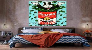 Alec Monopoly Campbells soupe aux tomates décor à la maison peinture à l'huile sur toile artisanat impression HD mur Art photo personnalisation est accep7237780