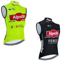 Alecin Wielertrui Breathavke Windjack VAE Team Mannen Fiets Vest Maillot Ropa Ciclismo Pro Bicycl T-shirt Kleding 240123