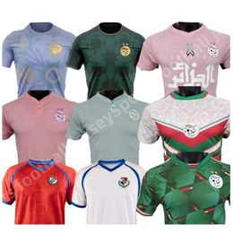 Algerije 2023 2024 Voetbalshirt Home Away Soccer Jerseys - Mahrez Atal Feghouli Slimani Brahimi Bennacer Aangepaste voetbaltruien