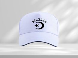 Casquette de baseball algérienne, casquette de voyage, casquette de camionneur, vous pouvez personnaliser votre signe et texte imprimés du drapeau algérien pour Q09112440260