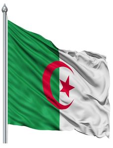 Flag en Algérie 90x150cm bonne qualité