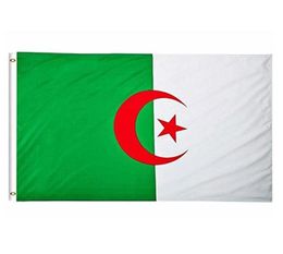 FLAGE ALGÉRIE HAUTE QUALITÉ 3X5 FT BANNIER NATIONAL 90X150CM Festival Party Gift 100d Polyester Indoor extérieur Flags imprimés et Bann9715881