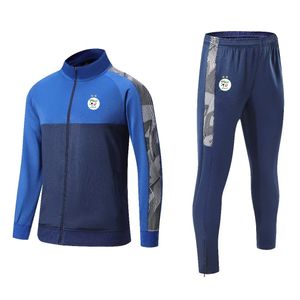 Survêtement algérien pour hommes, vêtements chauds d'hiver pour sports de plein air, sweat-shirt décontracté, fermeture éclair complète, manches longues, combinaison de sport