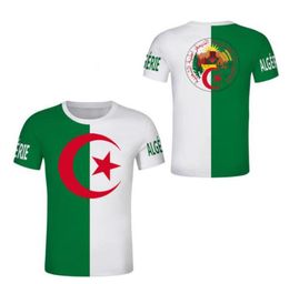 Algérie Men T-shirt Custom Rugby Festival Tshirt Arabe Algerie Flag Imprimez French Algeria Jersey Enfants Tee Top4070167