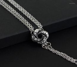 Collier algérien Loveknot Vesper Lynd Casino Royale Bond Girl Love Knot Collier Vintage Silver plaqué Femmes Bijoux16703285