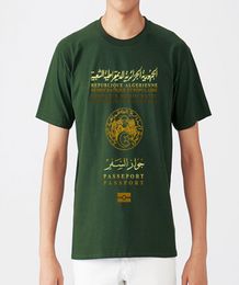 République algérienne Couverture de passeport T-shirt Algerie Lovers Shirt Republic of Algeria Patriotic Shirt Algeria Passeport3179646