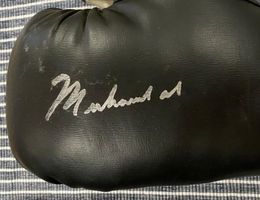 Ali Canelo Alvarez ADRIEN BRONER Matériaux Signé Autographe signé Gants de boxe auto dédicacés