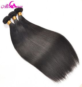 Ali Coco Braziliaans steil haarbundels 1 stuk Menselijk haar geweven bundels 1028 inch Natuurlijke kleur Niet-Remy kan geverfd worden7269848