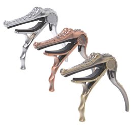 Alice A007G Crocodile Aluminio Aleación Acoustica Folk Guitar Capo Clamp7144165