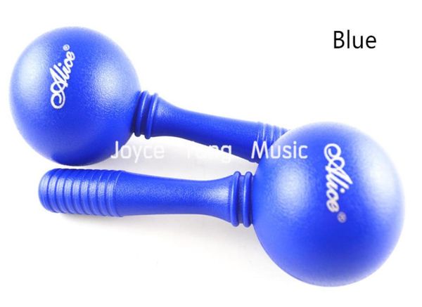 Alice A045M Colorful Handhed Round Head Maracas Percussion Shaker Oeufs Sound Whars3603257