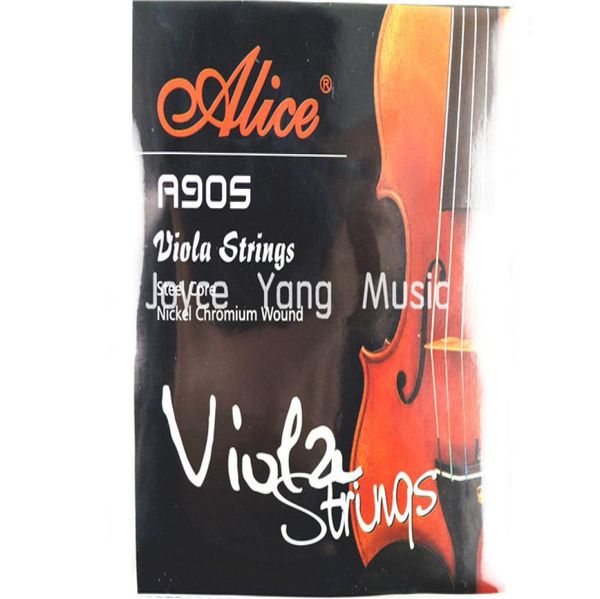 Alice A905 Nickel Chromium Wound Viola Strings Ensemble de 4 cordes 5792416