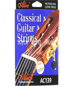 Alice AC139NH Classical Guitar Strings Titanium Nylon Strings Silverplated 8515 Bronze Wond 1st6th Strings 2548658