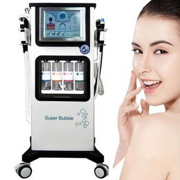 Alice Super Bubble 7 In 1 Ultrasone Hydro Massage Aqua Peeling Skin Oxygen Hydro Bio Lifting Salon Machine