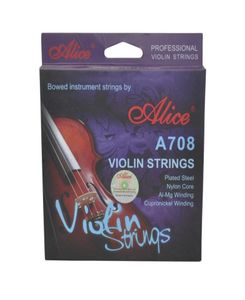 Alice vioolreeksen staal nylon kern aluminium legering zilveren wond 4418 a7088996523