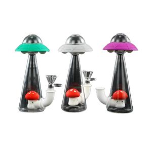 Soucoupe volante extraterrestre bouteille de fumée tuyau de conception OVNI bong à main outils de fumage faciles à nettoyer