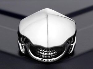 Alien For Men Gothic Style Anneau en acier inoxydable Bijoux Cluster Rings1816325