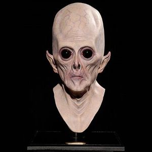 Masque Alien Carnaval Halloween Grand Oeil Masque Alien Effrayant Festival Party Cosplay Costume Fournitures Plein Visage Respirant Alien3056