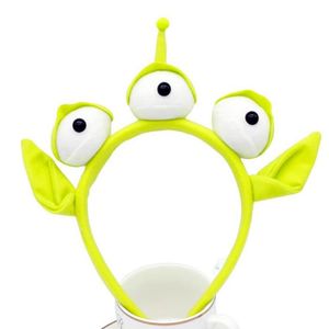 Alien Monster bandeau en peluche globe oculaire Robot bandeau enfants adultes Halloween fête Cosplay accessoires nouveauté mignon cadeau vert247e