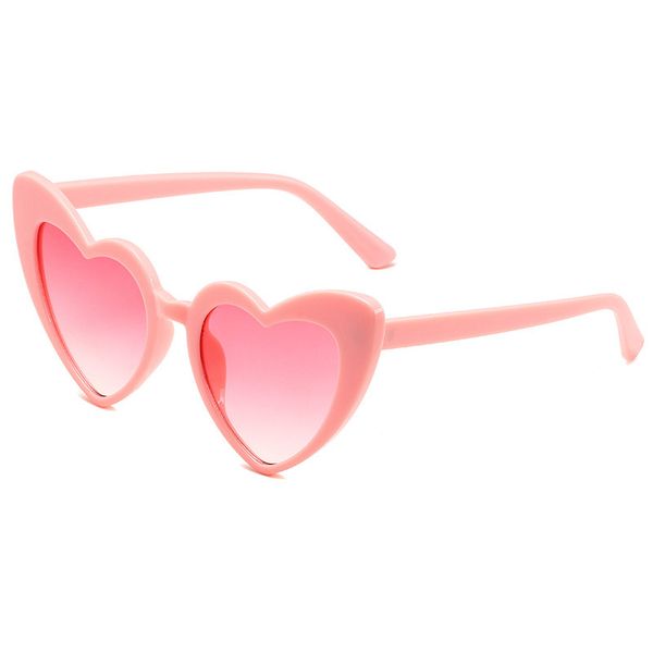 Gafas de sol alienígenas Heart Menses Mujeres Adultas Adulto Gafas de sol con protector solar europeo y americano Amo las gafas de sol