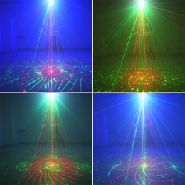 Party rechargeable Alien DJ Disco Light Sound Light Activé RGB LED Strobe Strome Projecteur laser pour la danse Bar de mariage d'anniversaire de danse