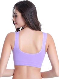 Alignez le soutien-gorge Lu sans couture sans femme de poute pour femmes sous-vêtements poitrine de poitrine Sleette Yoga Sports Bra VILL