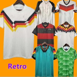 Copa Mundial 1990 1992 1994 1998 1988 Alemania Retro Littbarski Ballack Soccer Jersey Klinsmann Matthias Littbarski Hamann Camisa Kalkbrenner Jersey 1996 2004 2004