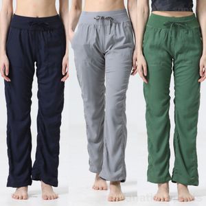 Align Lu Dance Studio Pantalon de survêtement décontracté pour yoga pour femme - Pantalon long surdimensionné - Pantalon de musculation avec poches - Pantalon complet ample populaire