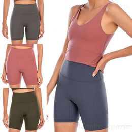 Align Lu Seamless Yoga Fitness 5 Pantalón corto Lady Define Workout Fifth Pants Wunder Train Naked Running Pantalones deportivos Mujer Pantalones deportivos Cintura alta