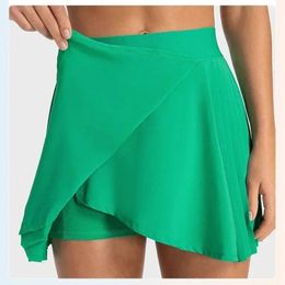 Align shorts tennis lu sport dames golf geplooide rok met voering outdoor jogging gym leggings vrije tijd fiess korte rokken s citroen gym runni