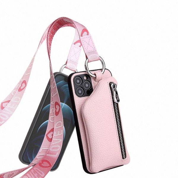 Alirattan New Halter Phe Funda para mujer 2023 Diseñador PU Cartera de cuero Funda Flip Pantalla protectora Shell Monedero G4pE #