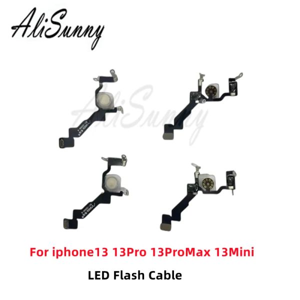 Alisunny 1PCS Capteur de lumière flash LED Pièces de réparation de câble flexible pour iPhone 13 12 14 Plus mini pro max de proximité distance ambiante