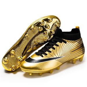 ALIUPS Professionele Unisex Voetbal Lange Spikes TF Enkellaarsjes Outdoor Gras Cleats Voetbalschoenen Eu maat 2844 220716