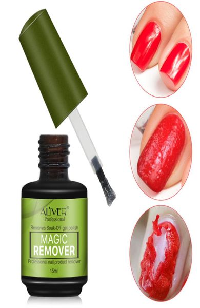 ALIVER Brand Gel Nail Polish Burst Magic Remover Líquido para eliminar la capa pegajosa Gel Nail Degreaser Cleaner Gel Lak Remover B1833524