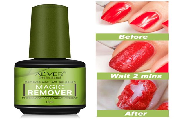 Aliver Brand Nail Gelpolish Remover Magic Remover sain Fast in 23 min Gel Nail Rolit UV Esmaltes Permanentes Base Top C1523179