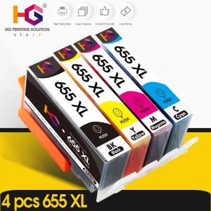 Alizeo Ink Cartridge HP655 pour HP 655 XL avec puce pour HP Deskjet 6520 6525 6625 Imprimante