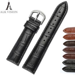 Alk Vision Bracelet de montre Bracelet ceinture bracelets de montre Bracelet en cuir véritable pièces de bricolage 20mm 22mm accessoires 2350