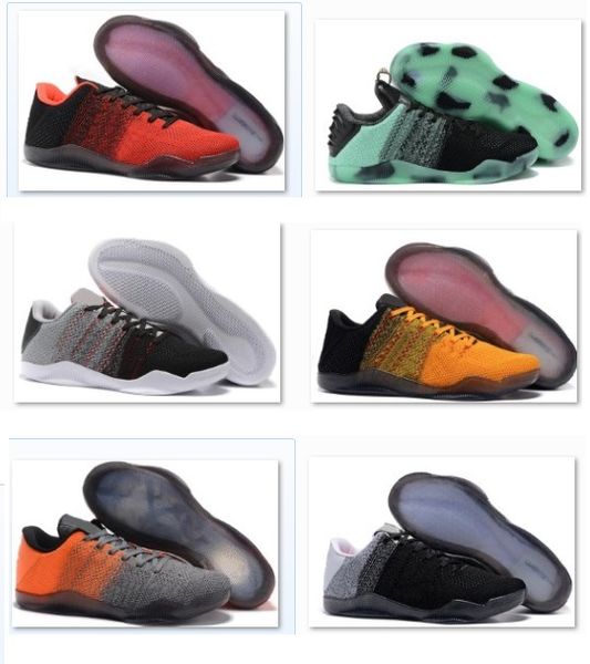 2022 TOUS les 11 Elite Low Stars Chaussures BHM Talon d'Achille Dernier Empereur Pâques Noir Mamba Chaussures Baskets à vendre magasin Yakuda