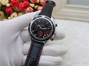 Alle 2023 Subdials werken Leiseure Mens vrouwen roestvrij staal Quartz polshorloges stopwatch horloge horloge toprelogies voor heren relojes beste cadeau